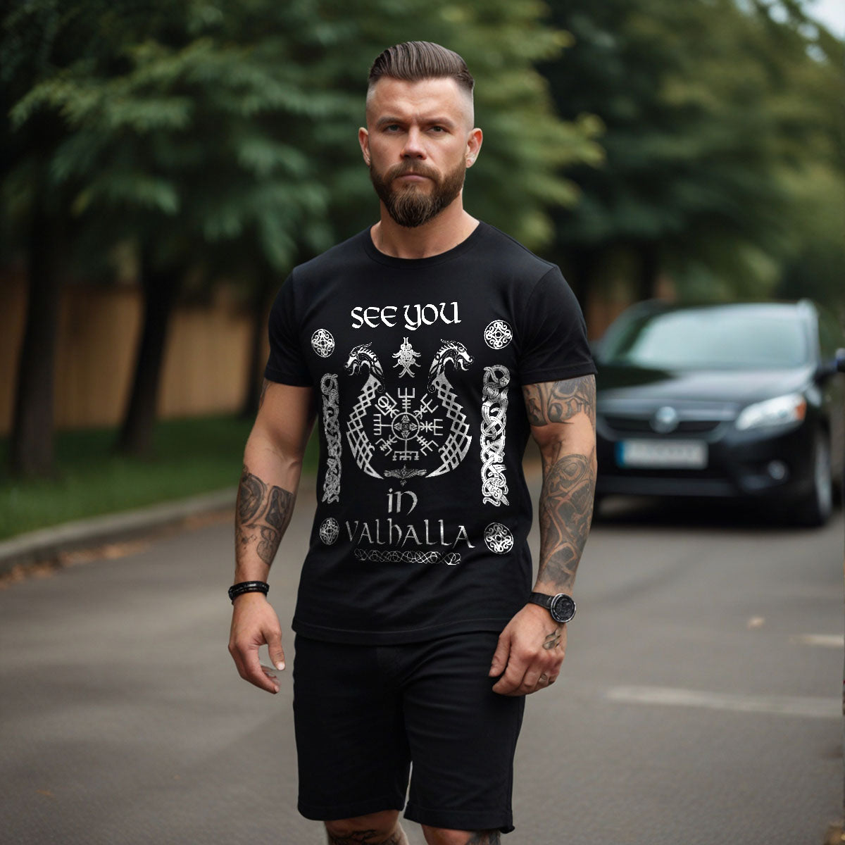 Vegvisir  Viking  T Shirt