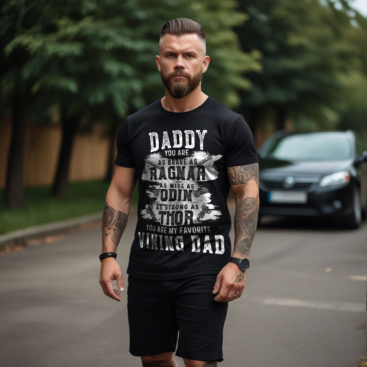 Daddy Is My Favourite Viking T Shirt