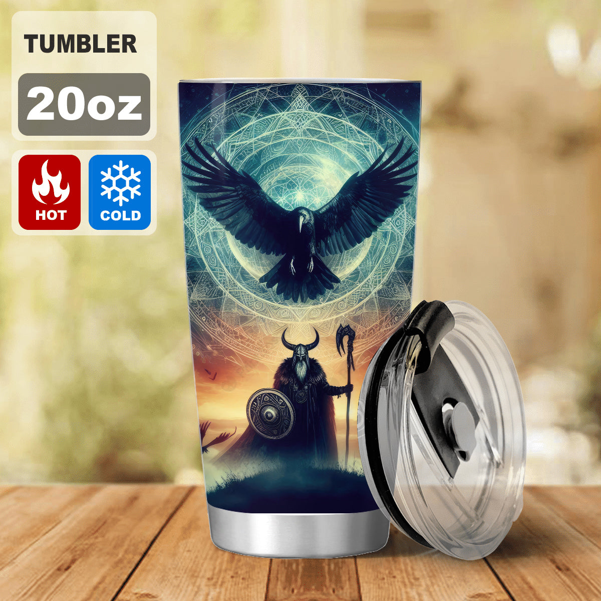 Valhalla Guardian - Viking Tumbler