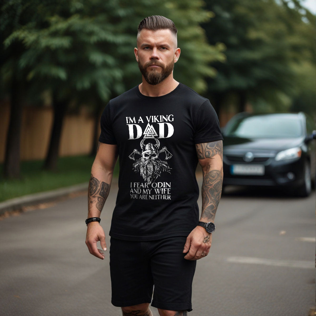 Im A Viking Dad Viking T Shirt