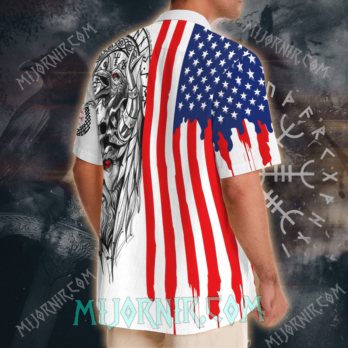 Odin's Patriotic Valor – Hawaii Shirt