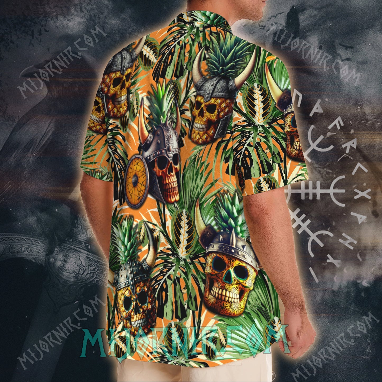 Viking Skull Warrior – Hawaii Shirt