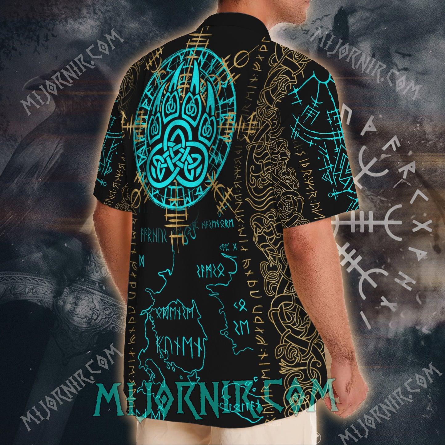 Ursine Guardian Runes – Hawaii Shirt