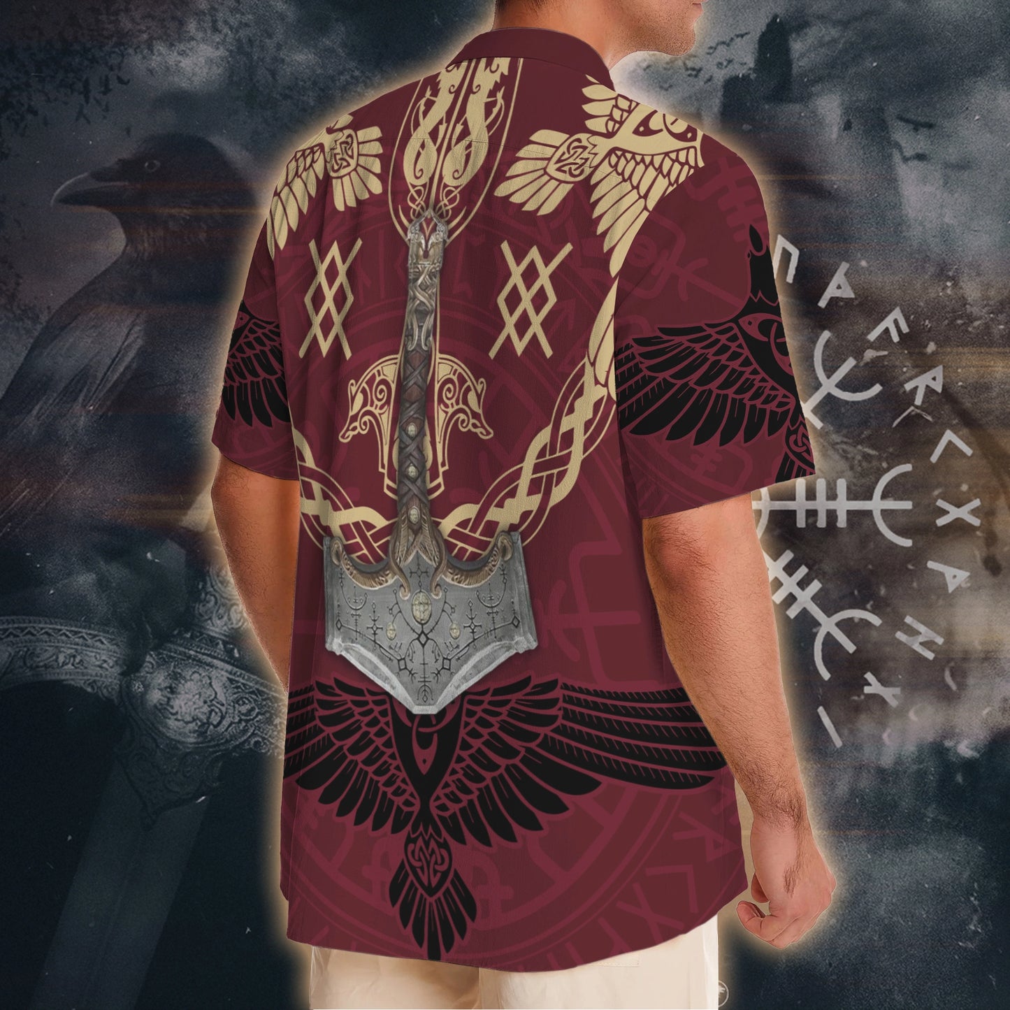 Thor's Hammer Hawaiian Shirt