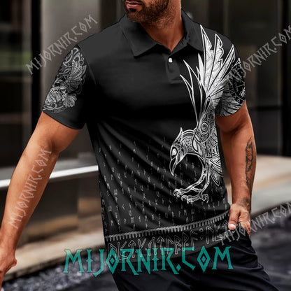 Nordic Raven - Viking Polo Shirt