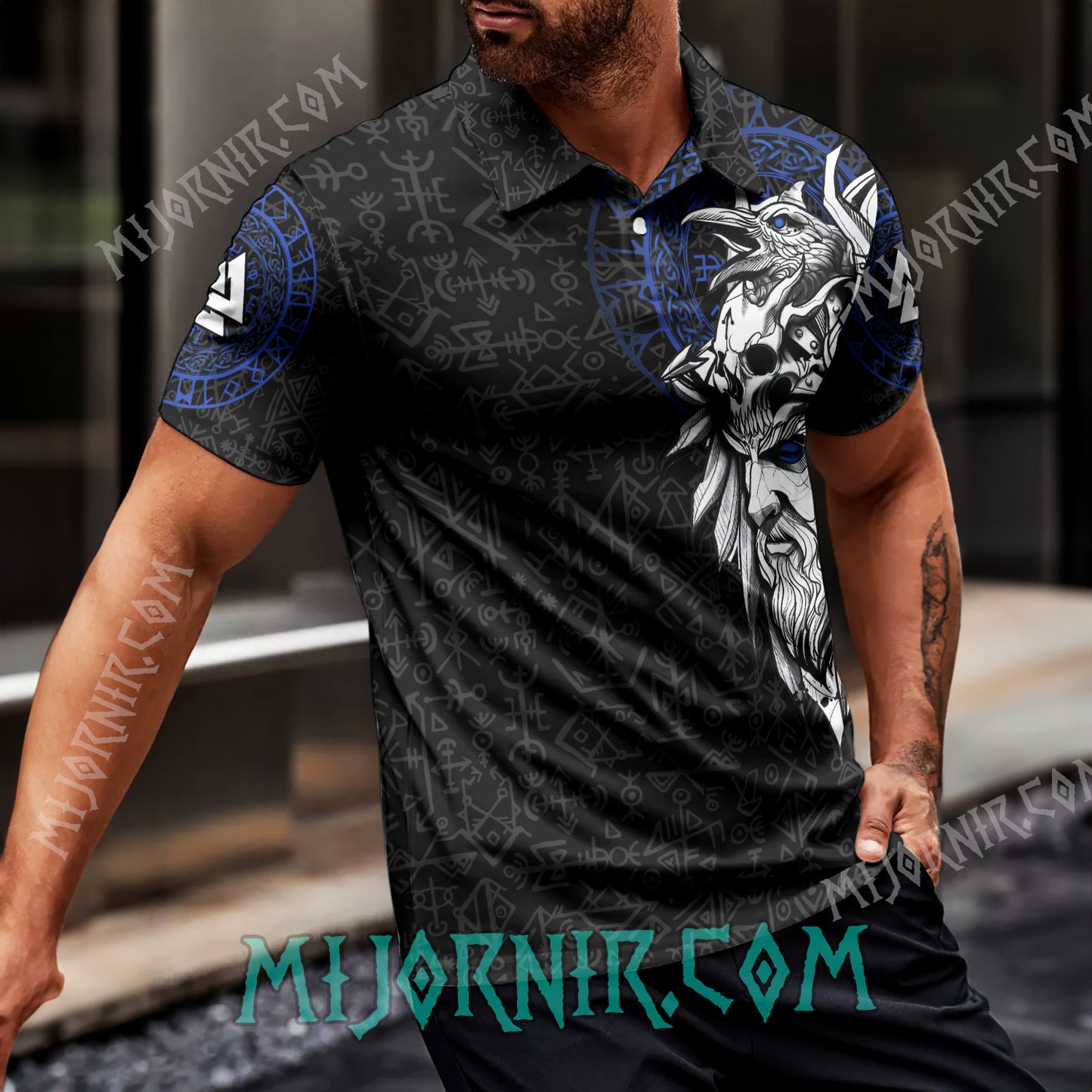 Midnight Raven Viking - Viking Polo Shirt