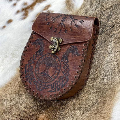 Fanny Pack Viking Style Medieval Vintage Belt Coin