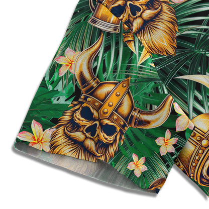 Der Teufel Bring Whisky mit – Wikinger-Hawaiihemd