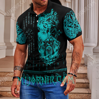 Odin's Gaze - Viking Polo Shirt