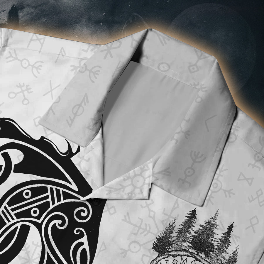 Dragon Shield Viking Hawaiian Shirt