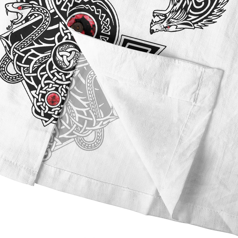 Nordic Wolves Compass – Hawaii Shirt