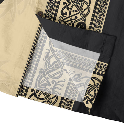 Golden Celtic Wolf– Hawaii Shirt