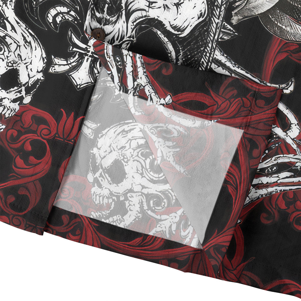 Scarlet Viking Warrior – Hawaii Shirt