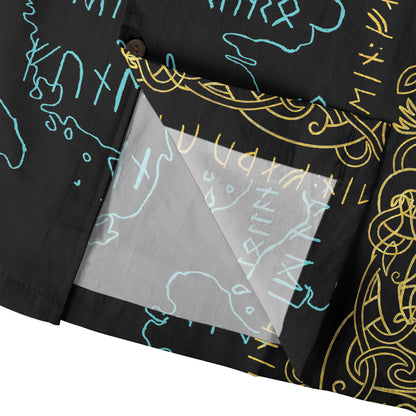 Viking Runes & Vegvisir – Hawaii Shirt