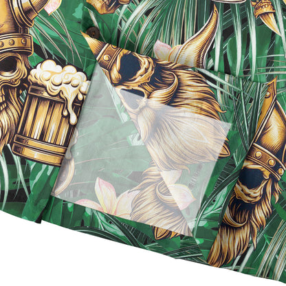 Der Teufel Bring Whisky mit – Wikinger-Hawaiihemd