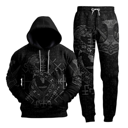 Jormungandr Berserker - Viking Hoodie Set