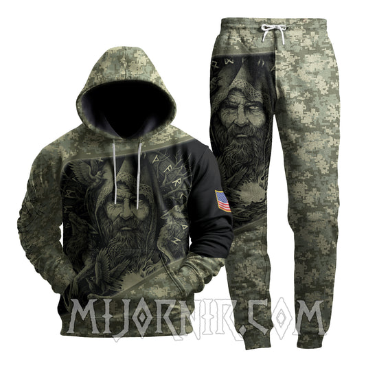 Allfather’s Legacy Camo - Viking Hoodie Set