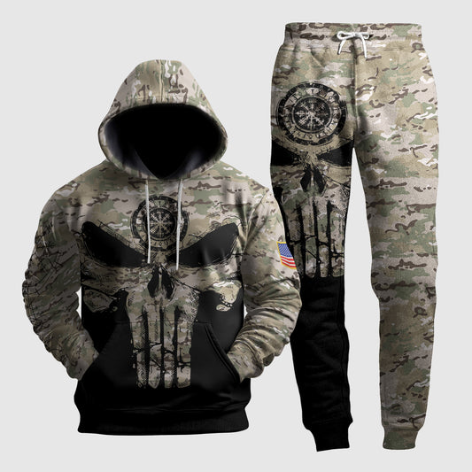 Viking Camo Skull - Viking Hoodie Set