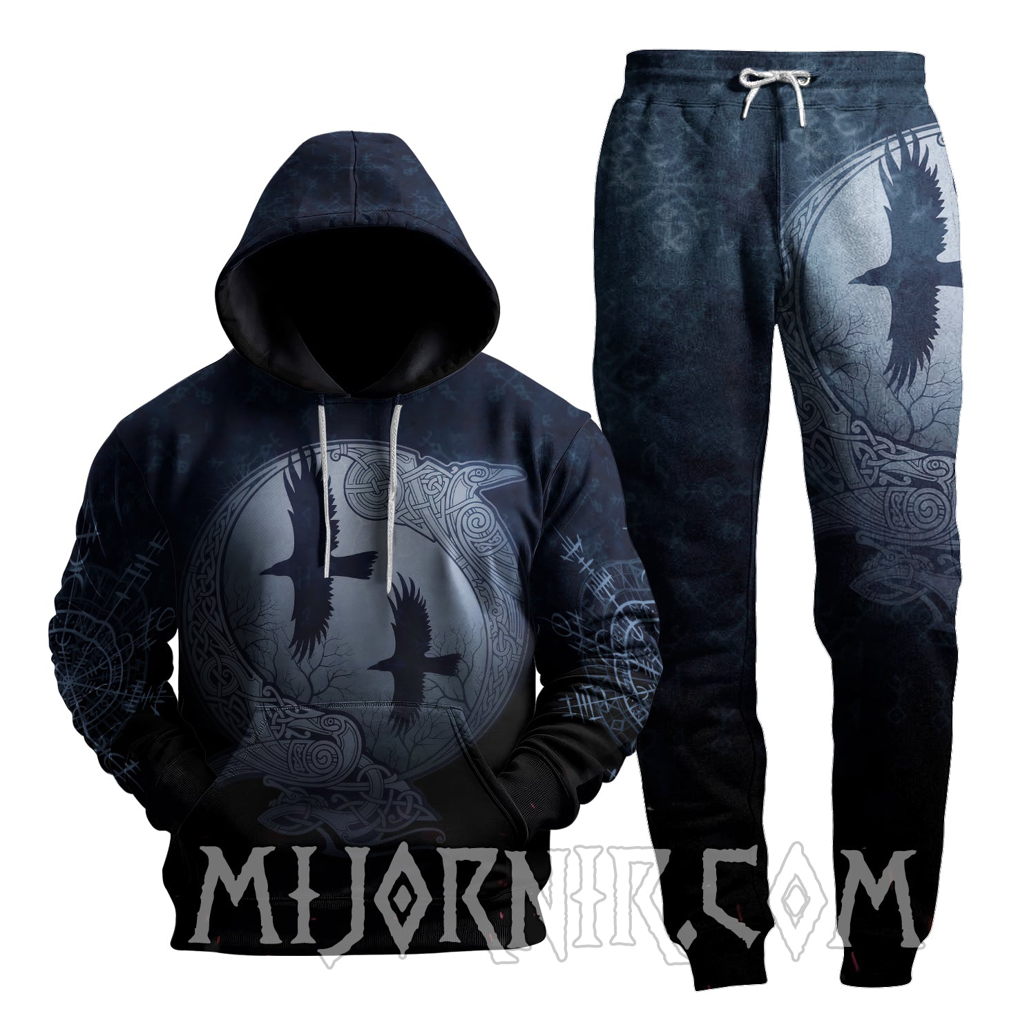 Ravens of Valhalla - Viking Hoodie Set