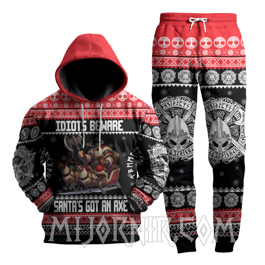 Santa's got an axe - Viking Hoodie Set