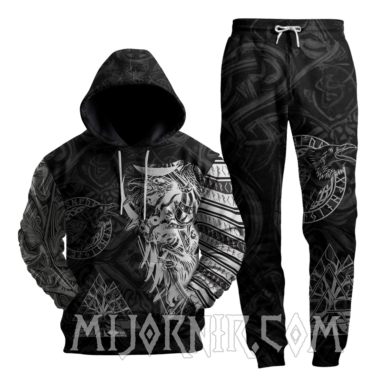 Odin's Embrace - Viking Hoodie Set