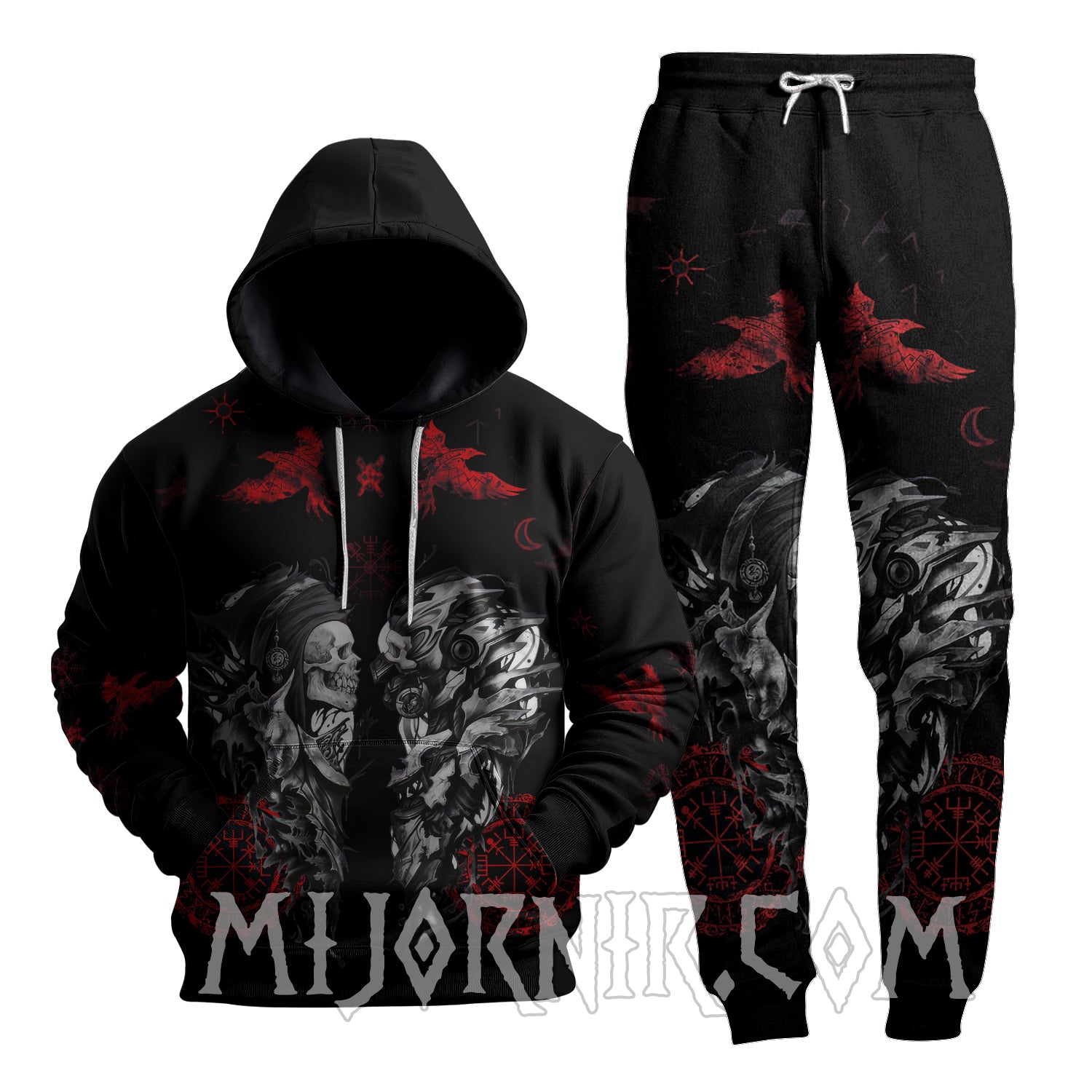 Ravens of Odin - Viking Hoodie Set