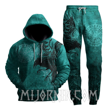 Raven of Odin - Viking Hoodie Set