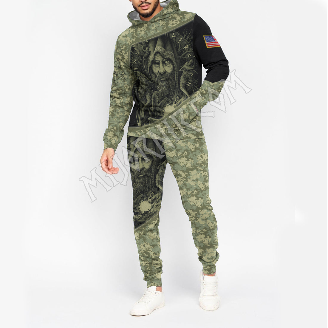 Allfather’s Legacy Camo - Viking Hoodie Set