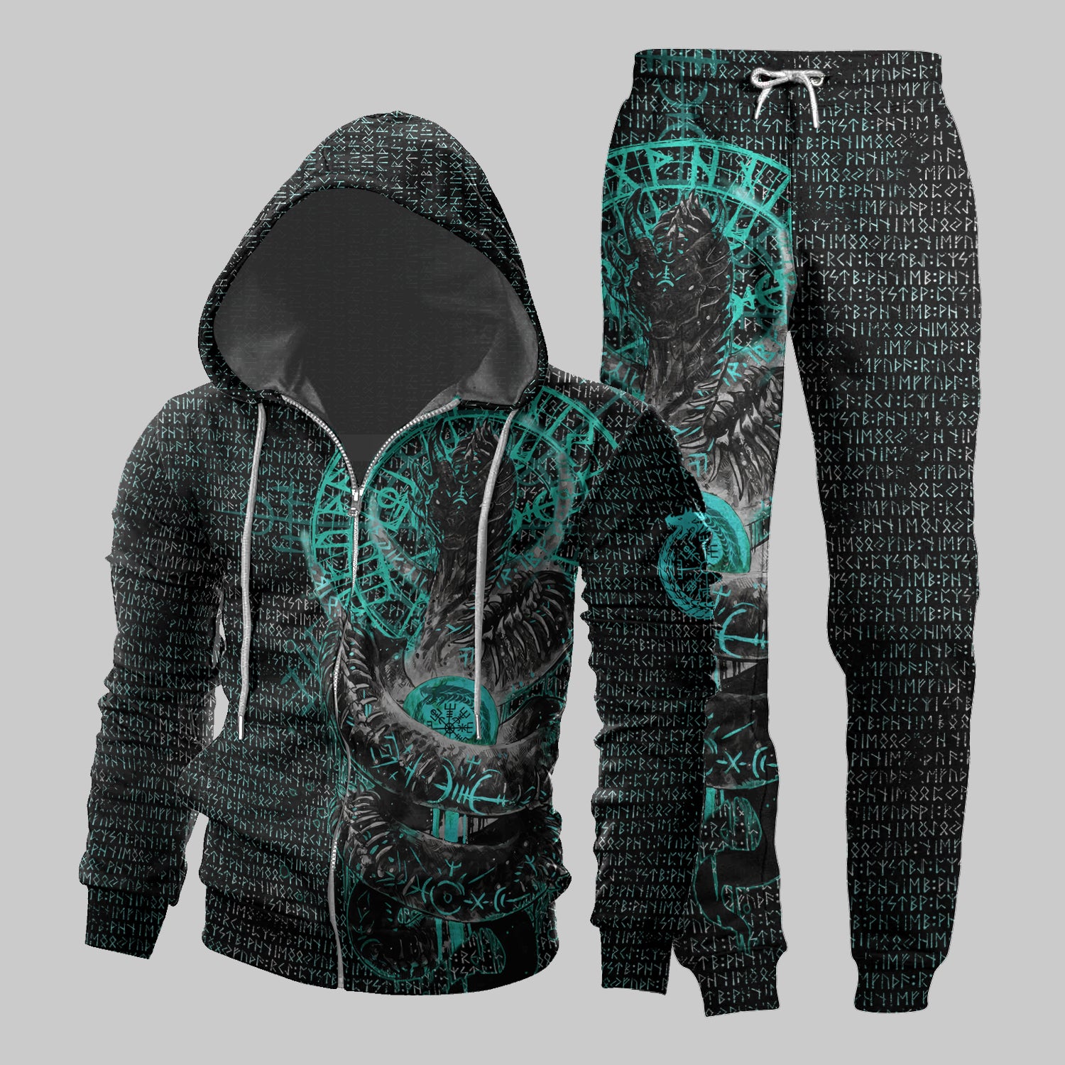 Zip Hoodie Set