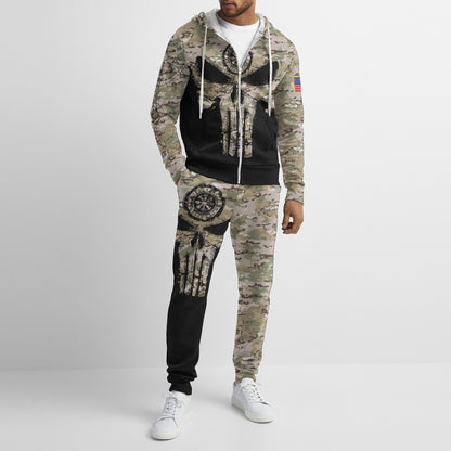 Viking Camo Skull - Viking Hoodie Set