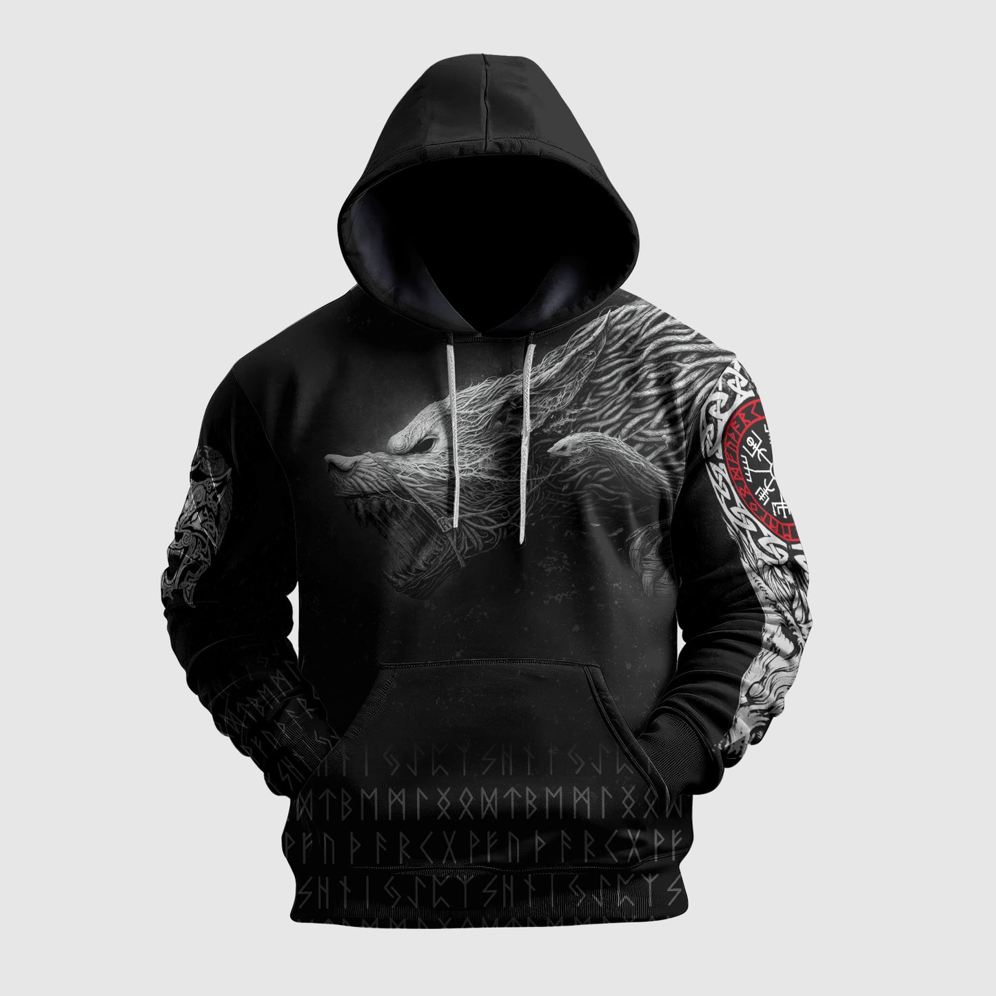 Viking Fenrir Wolf Hoodie Collection