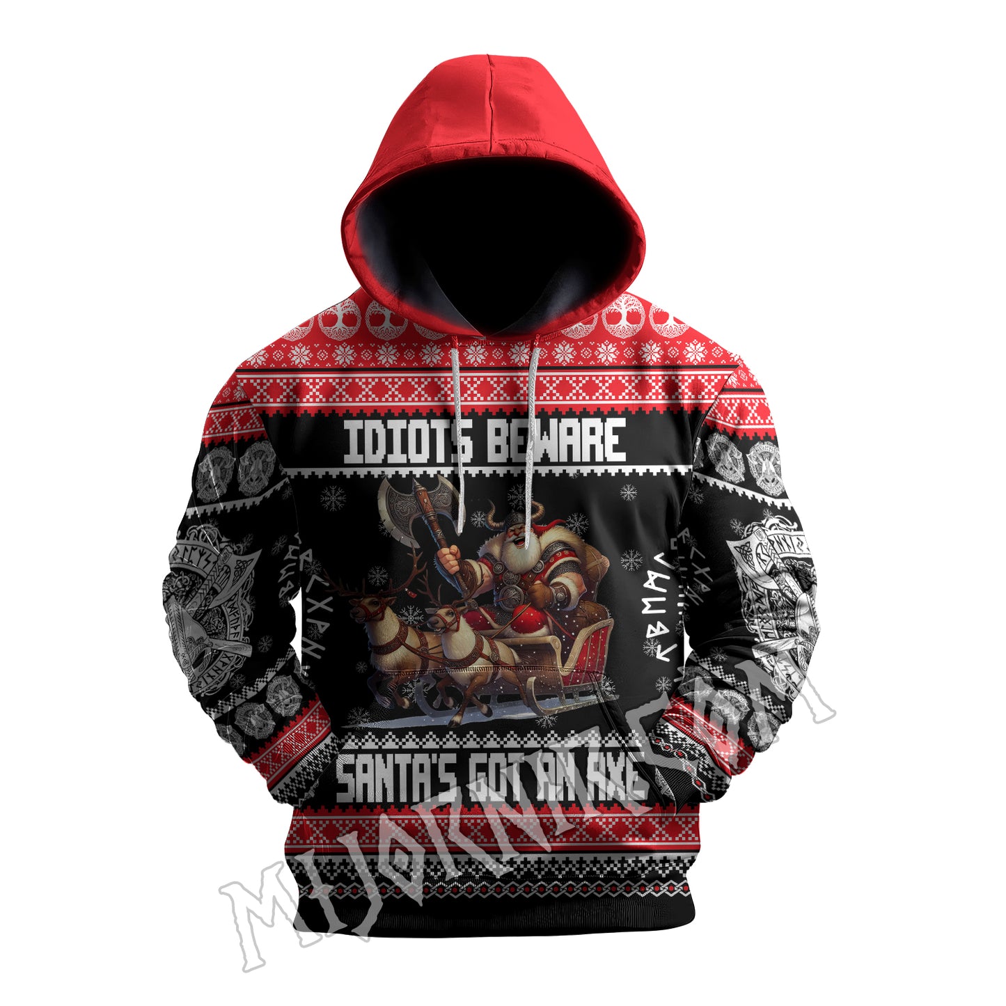 Santa's got an axe - Viking Hoodie Set