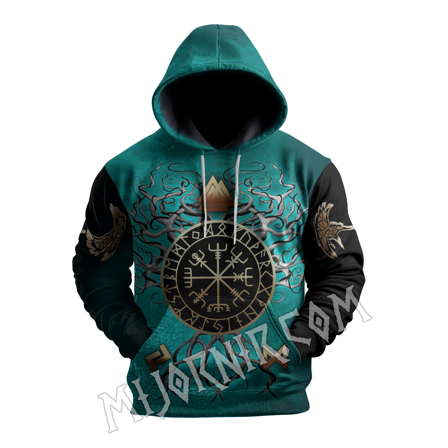 Vegvisir & Valknut - Viking Hoodie Set