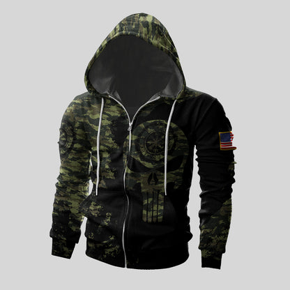 Skull of Valhalla Camo - Viking Hoodie Set