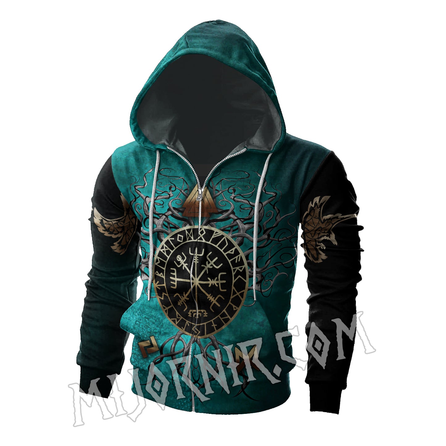 Vegvisir & Valknut - Viking Hoodie Set