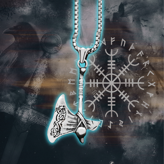 Viking Warrior Axe Necklace