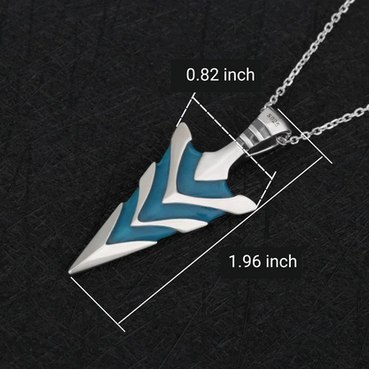 Viking Glowing Arrow Necklace