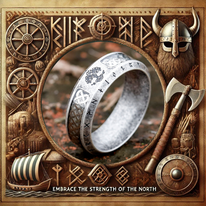 Ancient Tree Viking Ring