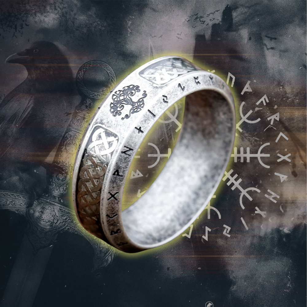 Ancient Tree Viking Ring