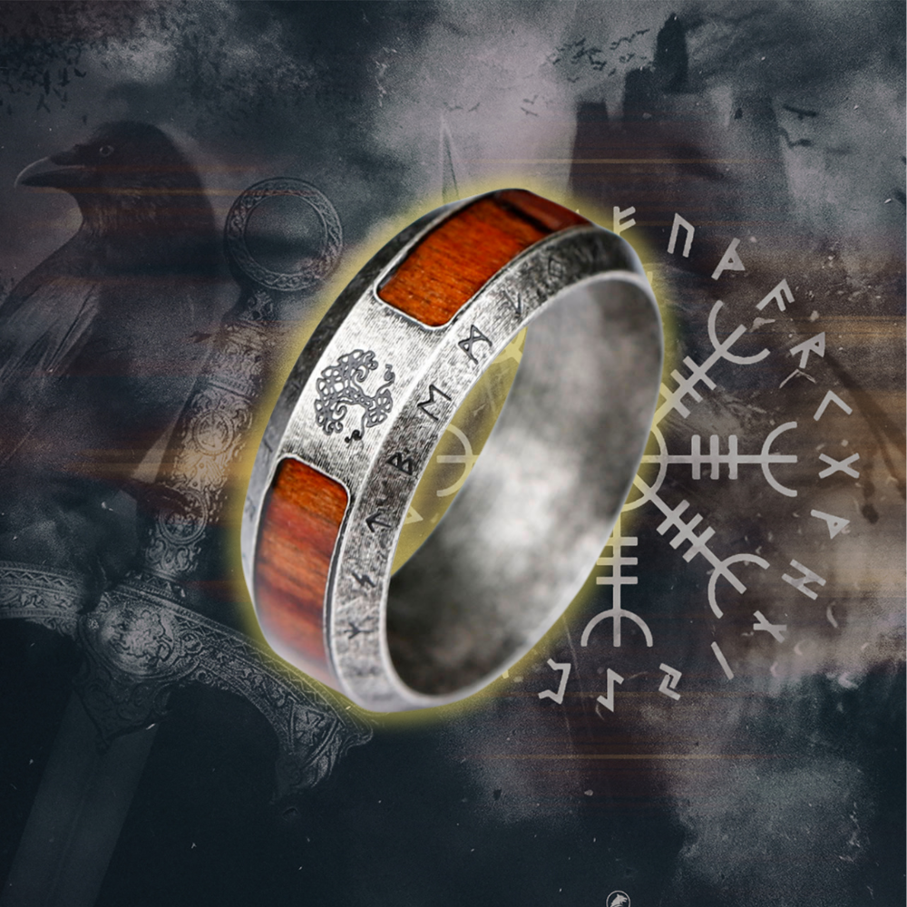 Ancient Tree Viking Ring