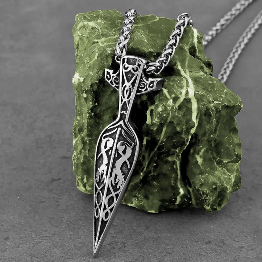 Gungnir Viking Necklace - Odin's Spear Head