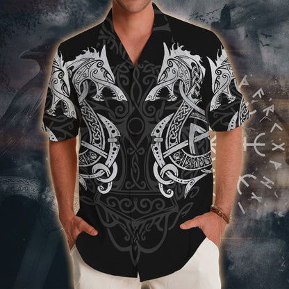 Nordic Dragon Guardian – Hawaii Shirt