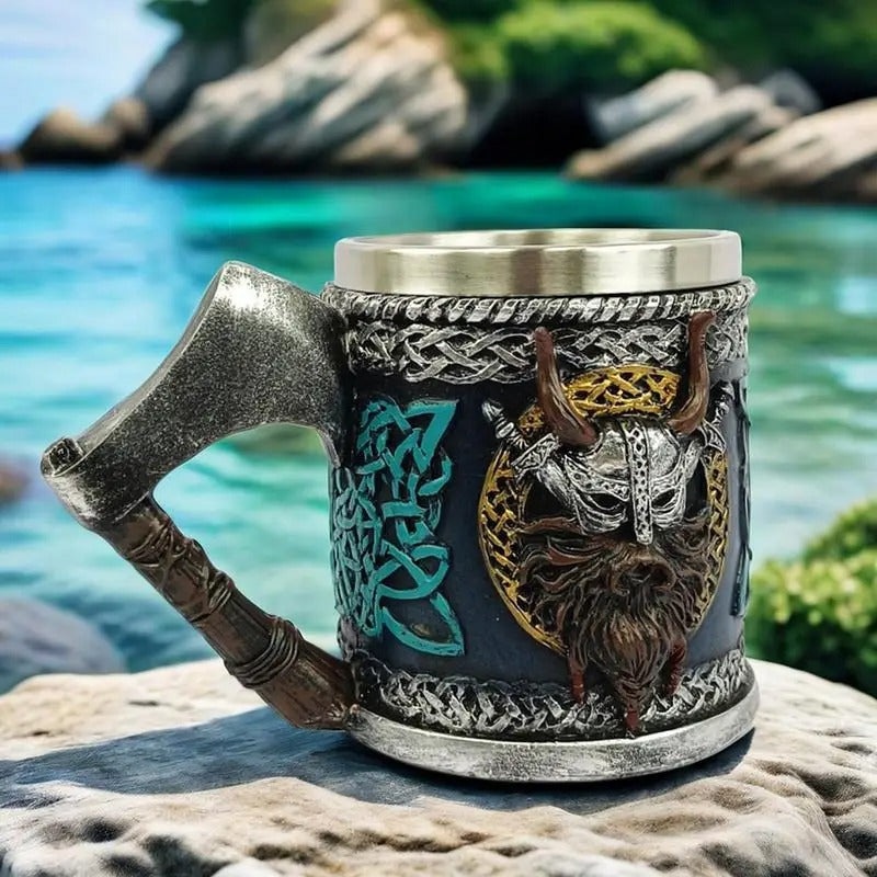 Viking Warrior Collectible Beer Mug