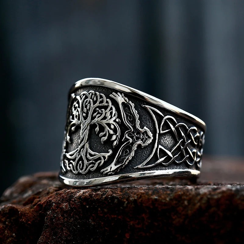 Nordic Tree of Life Ring