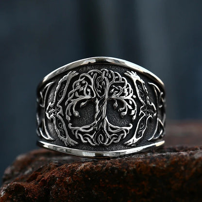 Nordic Tree of Life Ring