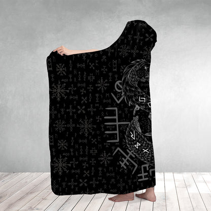 Jormungandr Berserker - Viking Hooded Blanket