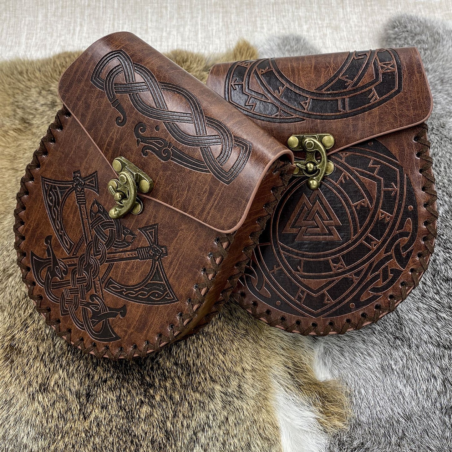 Fanny Pack Viking Style Medieval Vintage Belt Coin