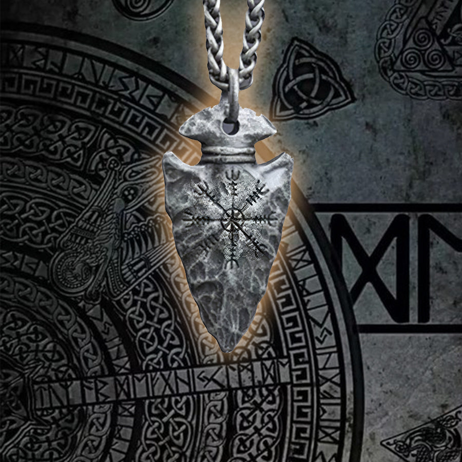 Stylish Viking Spear Amulet Necklace