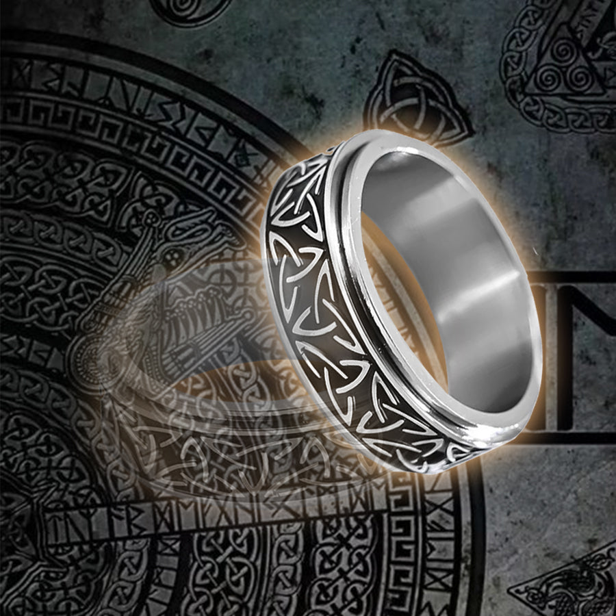 Viking Celtic Knot Rune Rings