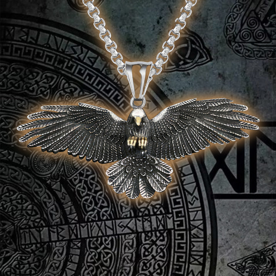 Odin's Raven Necklace